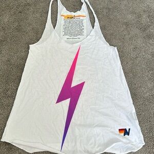 aviator nation lightning bolt tank top